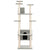 Cat Tree with Sisal Scratching Posts Light Grey 162 cm