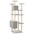 Cat Tree with Sisal Scratching Posts Light Grey 162 cm