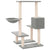 Cat Tree with Sisal Scratching Posts Light Grey 94.5 cm