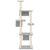 Cat Tree with Sisal Scratching Posts Light Grey 169 cm