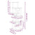 Cat Tree with Sisal Scratching Posts Light Grey 169 cm