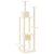 Cat Tree with Sisal Scratching Posts Cream 176 cm