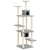 Cat Tree with Sisal Scratching Posts Light Grey 176 cm