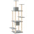 Cat Tree with Sisal Scratching Posts Light Grey 176 cm