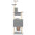 Cat Tree with Sisal Scratching Posts Light Grey 168 cm