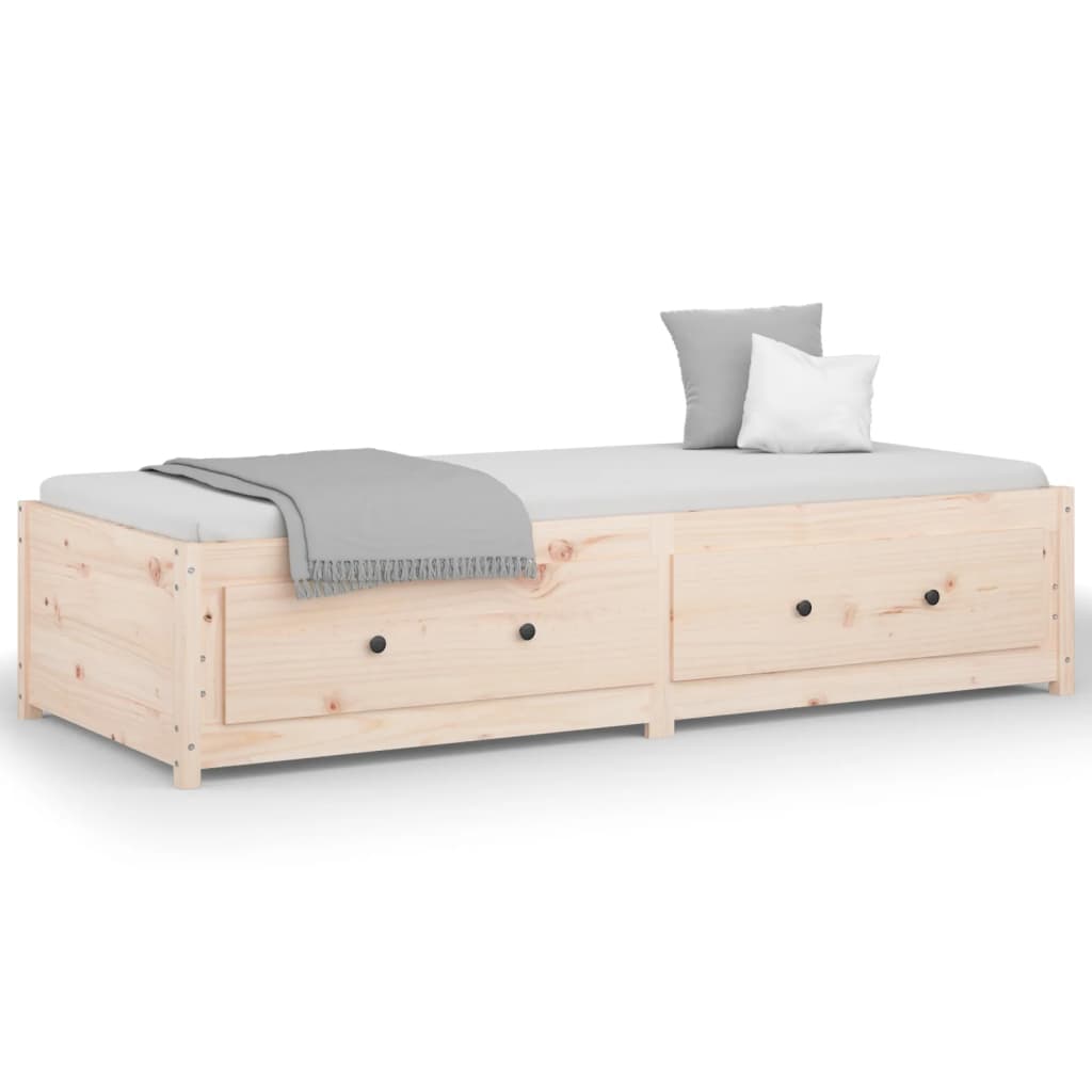 Day Bed without Mattress 90x190 cm Solid Wood Pine