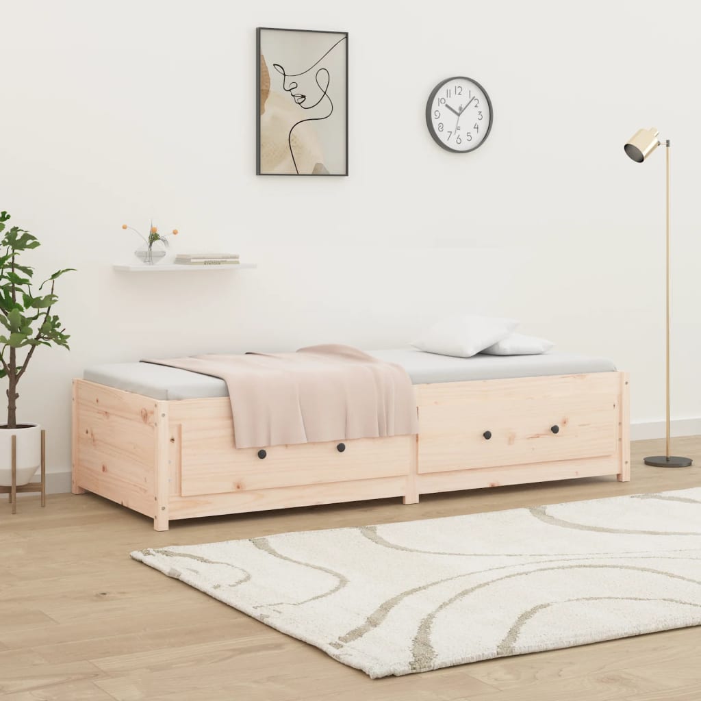 Day Bed without Mattress 90x190 cm Solid Wood Pine