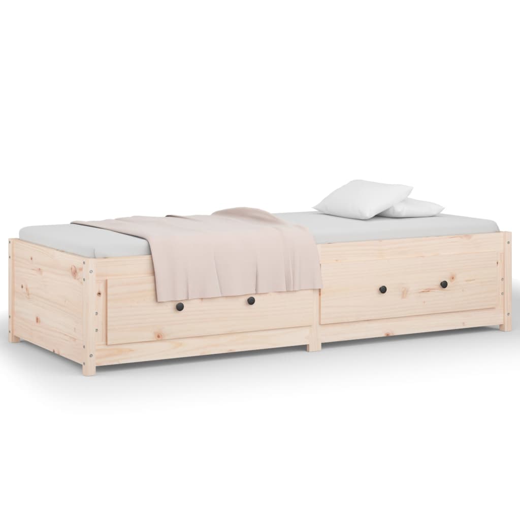 Day Bed without Mattress 90x190 cm Solid Wood Pine