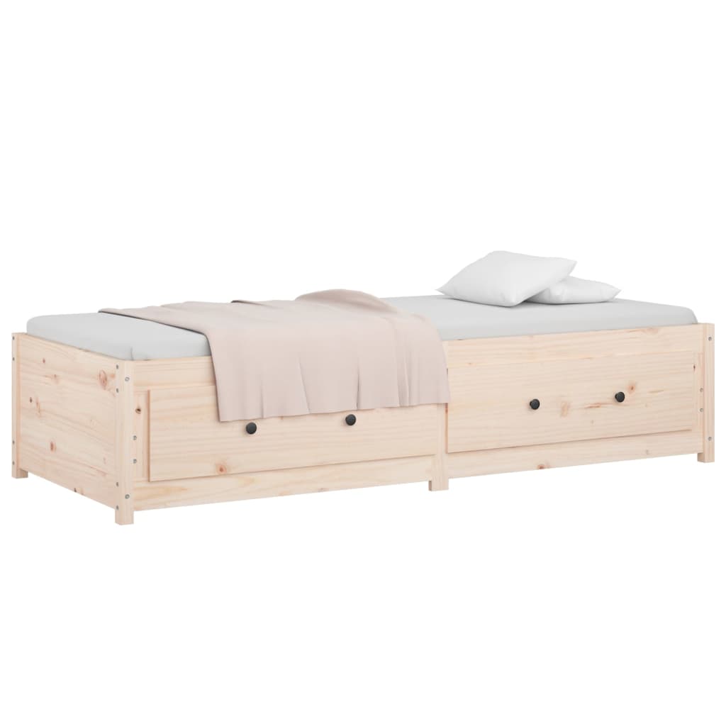 Day Bed without Mattress 90x190 cm Solid Wood Pine