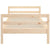 Bed Frame without Mattress 90x190 cm Solid Wood Pine