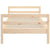 Bed Frame without Mattress 90x190 cm Solid Wood Pine