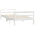 Bed Frame without Mattress White 90x190 cm Solid Wood Pine