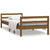 Bed Frame without Mattress Honey Brown 90x190 cm Solid Wood Pine