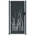 Garden Gate Anthracite 105x180 cm Steel Grass Design