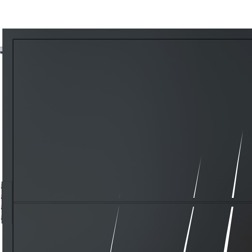 Garden Gate Anthracite 105x180 cm Steel Grass Design