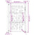 Garden Gate Anthracite 105x155 cm Steel Bamboo Design