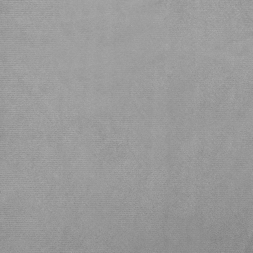 Dog Bed Light Grey 70x45x30 cm Velvet