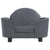 Dog Bed Dark Grey 66x40x45 cm Velvet