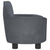 Dog Bed Dark Grey 66x40x45 cm Velvet