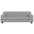 Dog Bed Light Grey 90x53x30 cm Velvet