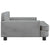 Dog Bed Light Grey 90x53x30 cm Velvet