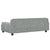 Dog Bed Light Grey 90x53x30 cm Velvet