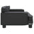 Dog Bed Black 70x45x30 cm Faux Leather