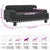 Dog Bed Black 70x45x30 cm Faux Leather