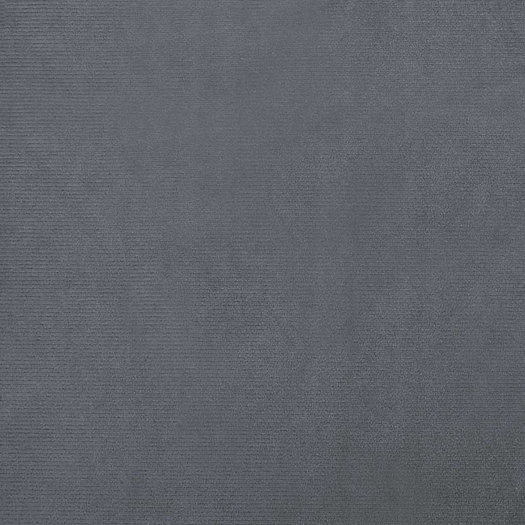 Dog Bed Dark Grey 80x45x30 cm Velvet