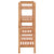 Shoe Racks 2 pcs 69x27x41 cm Solid Wood Walnut