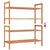 Shoe Racks 2 pcs 69x27x41 cm Solid Wood Walnut