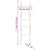 Towel Ladder 170 cm Solid Wood Walnut