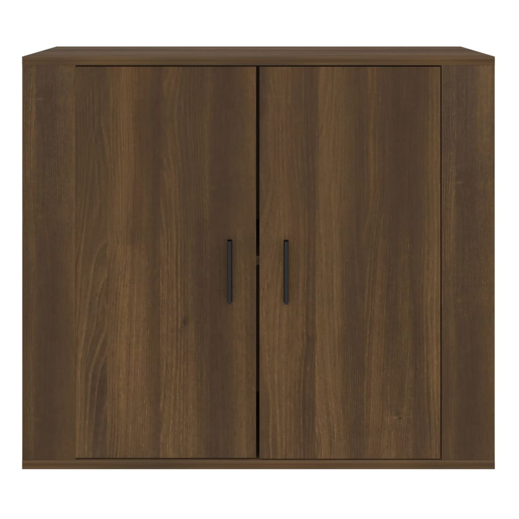 Sideboard Brown Oak 80x33x70 cm Engineered Wood