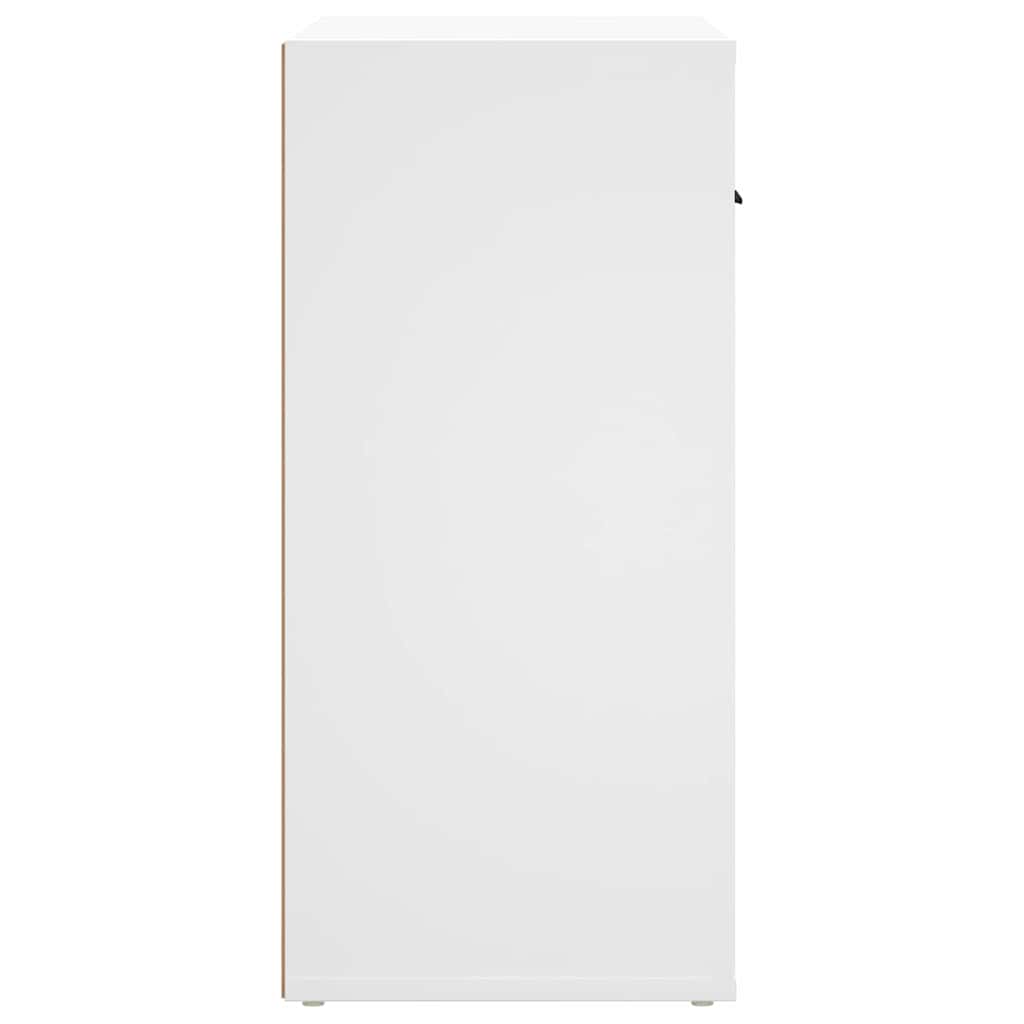 Sideboard White 80x33x70 cm Engineered Wood