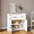 Sideboard High Gloss White 80x33x70 cm Engineered Wood