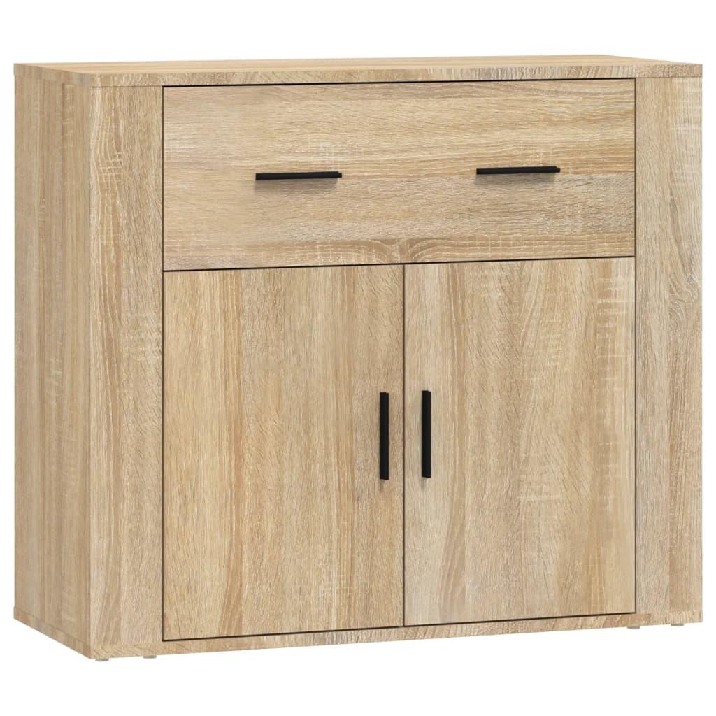 Sideboard Sonoma Oak 80x33x70 cm Engineered Wood