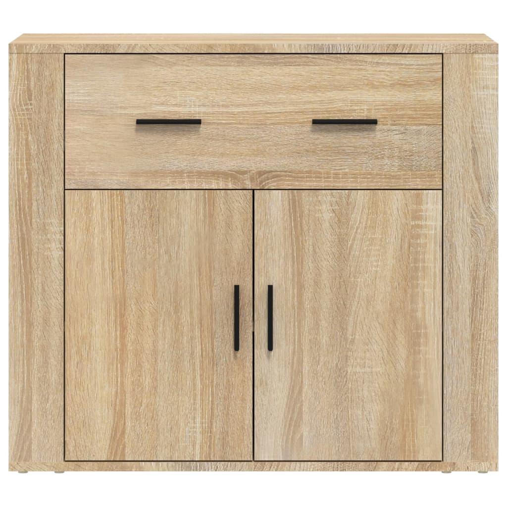 Sideboard Sonoma Oak 80x33x70 cm Engineered Wood