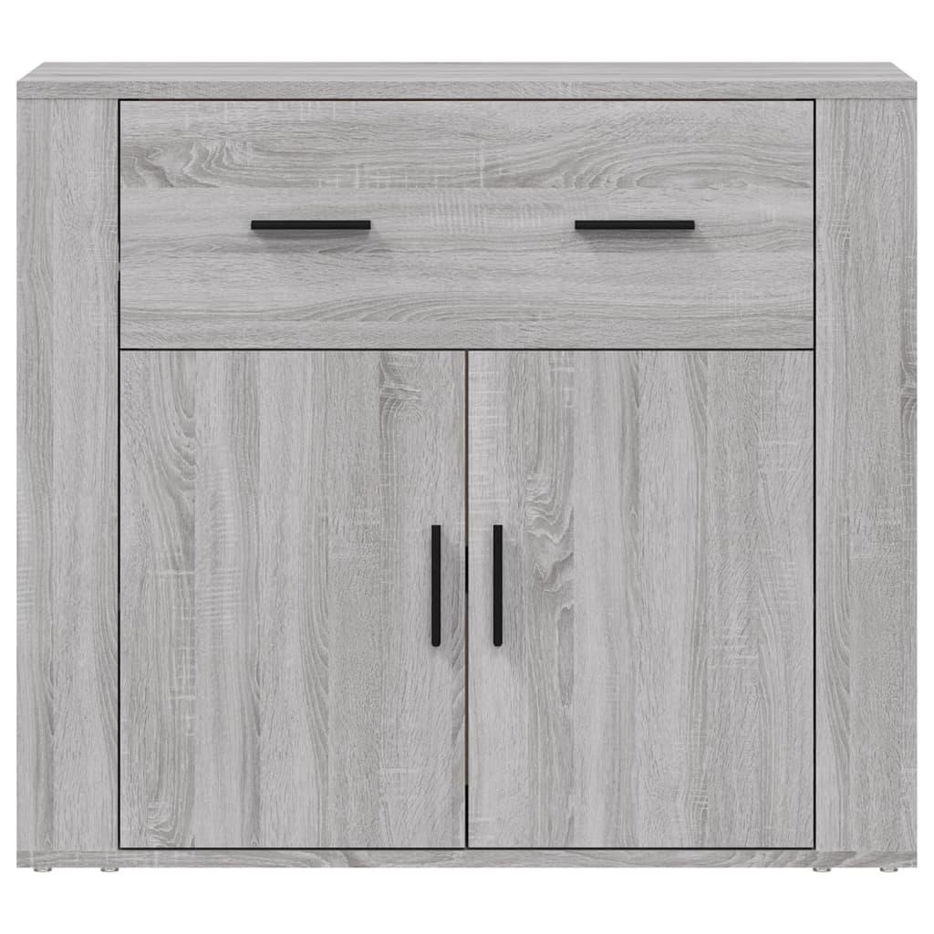 Sideboard Grey Sonoma 80x33x70 cm Engineered Wood