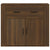 Sideboard Brown Oak 80x33x70 cm Engineered Wood