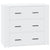 Sideboard High Gloss White 80x33x70 cm Engineered Wood