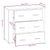 Sideboard Sonoma Oak 80x33x70 cm Engineered Wood