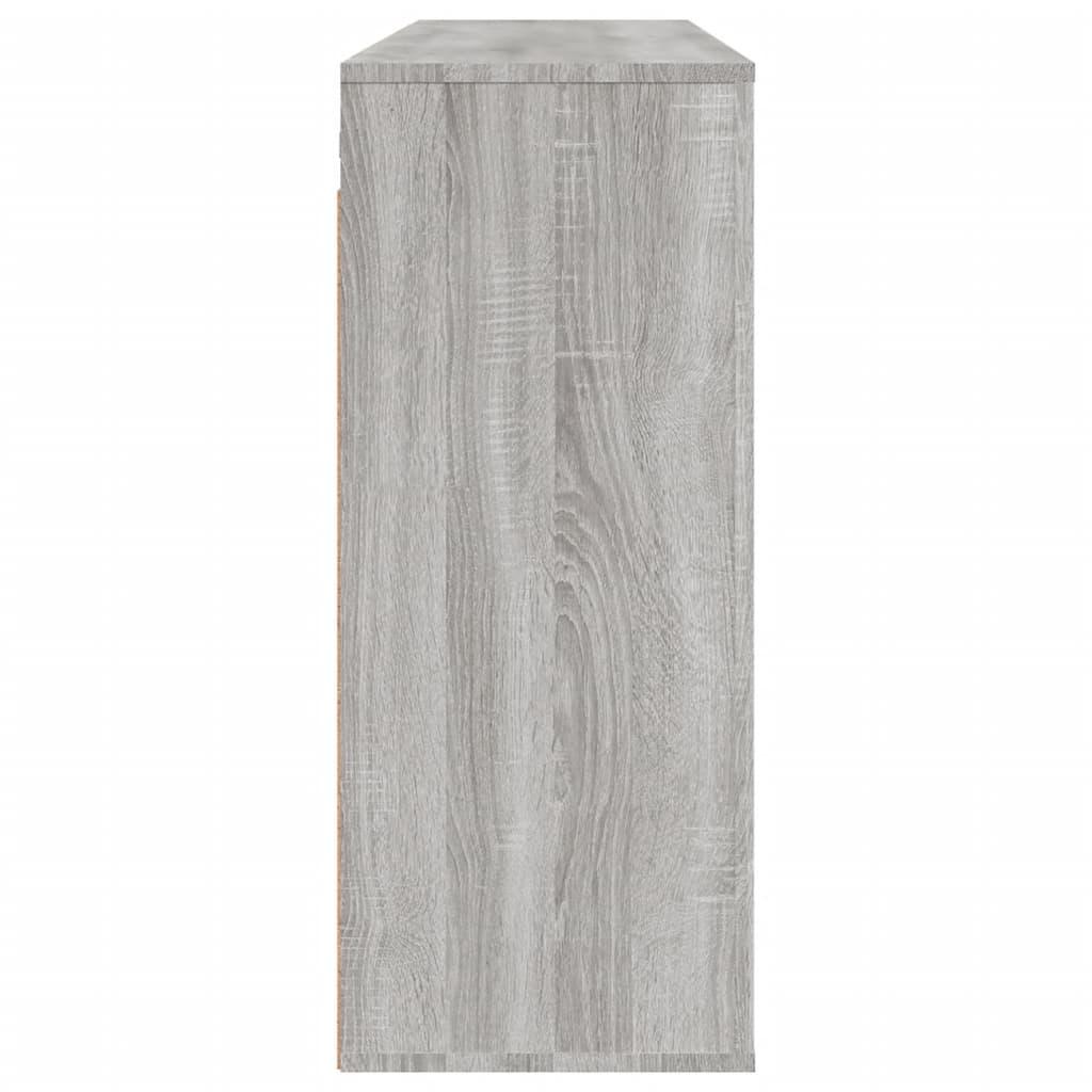 Wall Cabinet Grey Sonoma 80x33x80 cm Engineered Wood