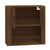 Wall Cabinet Brown Oak 80x33x80 cm Engineered Wood