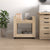 Desk Trolley Sonoma Oak 60x45x60 cm Engineered Wood