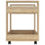 Desk Trolley Sonoma Oak 60x45x60 cm Engineered Wood