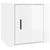 Bedside Cabinet High Gloss White 50x39x47 cm