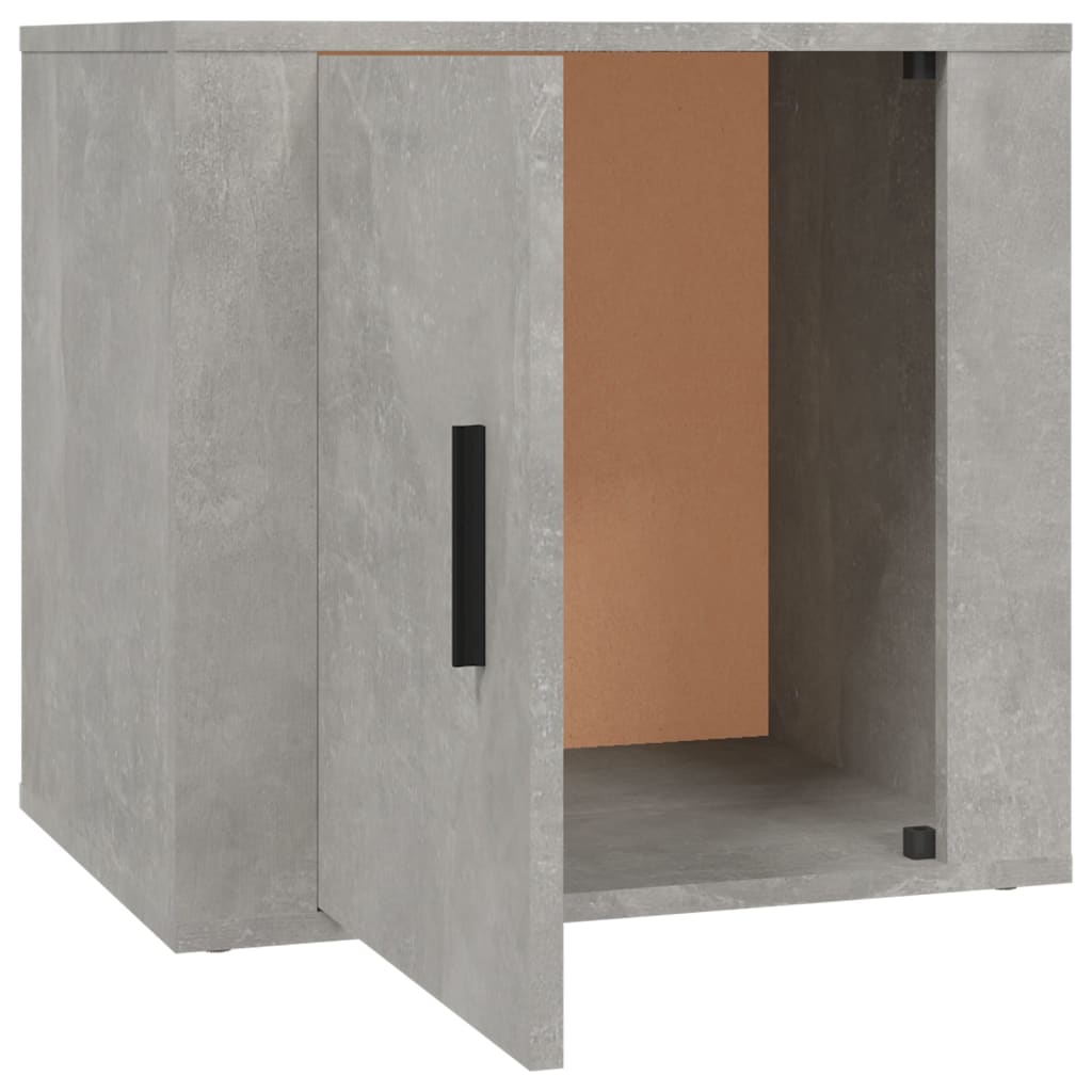 Bedside Cabinet Concrete Grey 50x39x47 cm