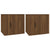 Bedside Cabinets 2 pcs Brown Oak 50x39x47 cm