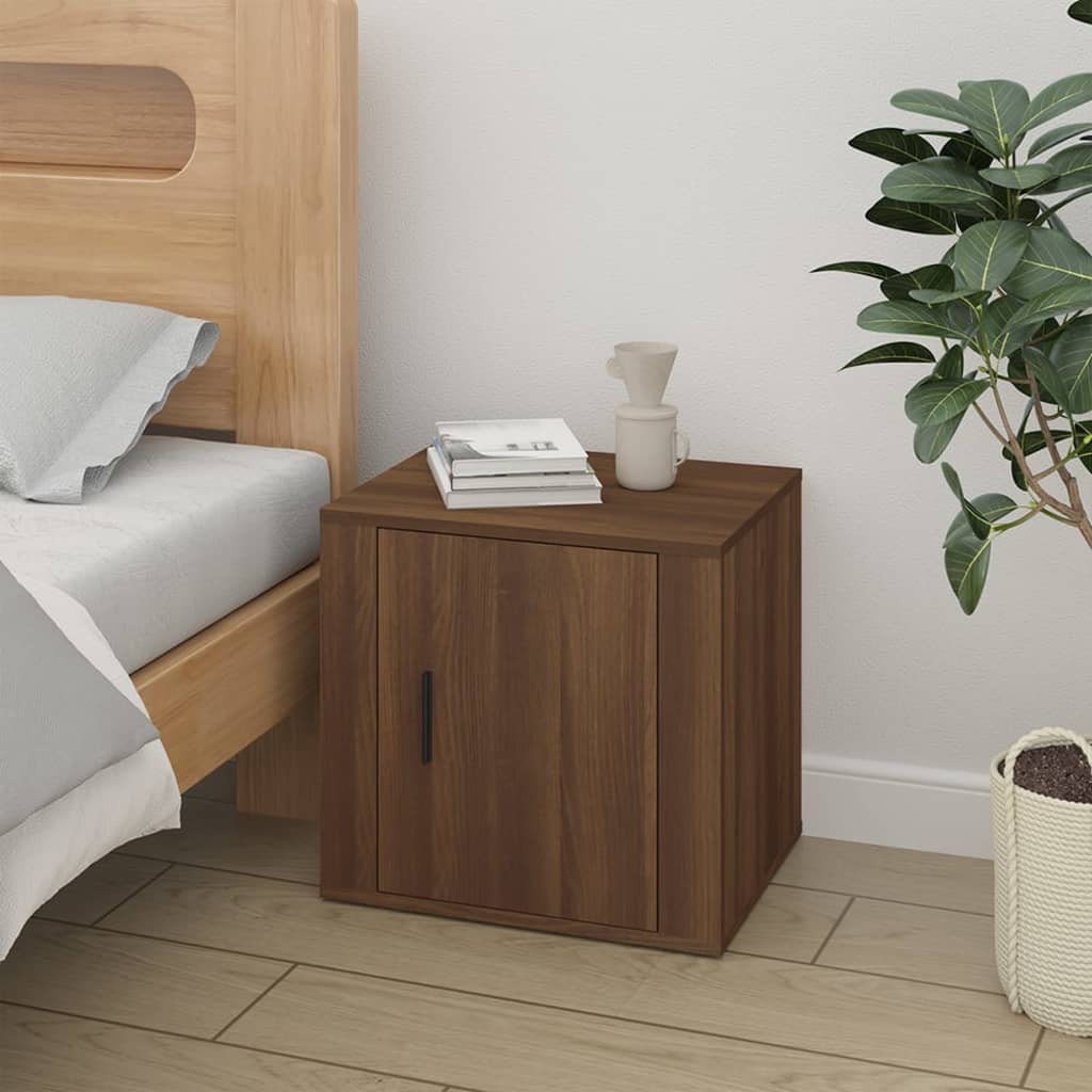 Bedside Cabinets 2 pcs Brown Oak 50x39x47 cm