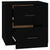 Bedside Cabinet Black 50x39x47 cm